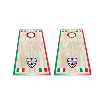 Set 2 Tavole da Gioco Cornhole Italian Flags