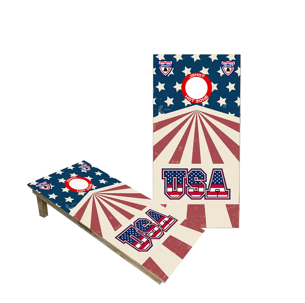 Set 2 Tavole da Gioco Cornhole American Victory