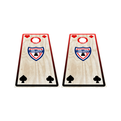 Set 2 Tavole da Gioco Cornhole Cards